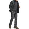 CQR Men’s Sherpa Lined Cotton Flannel Shirt Jacket, Long Sleeve Warm Winter Outdoor Plaid Button Up Jacket Coat with Pockets(Stealth Amazon Grey)