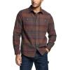 CQR Men’s 100% Cotton Plaid Flannel Shirt, Long Sleeve Shirt Jackets, Casual Outdoor Jacket with Pockets(Regular Fit Flannel Harvest)