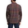 CQR Men’s 100% Cotton Plaid Flannel Shirt, Long Sleeve Shirt Jackets, Casual Outdoor Jacket with Pockets(Regular Fit Flannel Harvest)