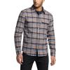 CQR Men’s 100% Cotton Plaid Flannel Shirt, Long Sleeve Shirt Jackets, Casual Outdoor Jacket with Pockets(Slim Fit Cliff Hanger)