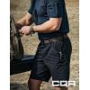 CQR Tactical Belt, Military Style Heavy Duty Belt, Webbing EDC Quick-Release Buckle(2pack Flex Poly Black/ Brown)