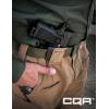 CQR Tactical Belt, Military Style Heavy Duty Belt, Webbing EDC Quick-Release Buckle(Flex Poly Green)