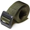 CQR Tactical Belt, Military Style Heavy Duty Belt, Webbing EDC Quick-Release Buckle(Flex Poly Green)