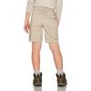 CQR Kids Youth Pull on Cargo Shorts, Outdoor Camping Hiking Shorts, Lightweight Elastic Waist Athletic Short with Pockets(Driflex Khaki)