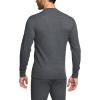 CQR Men’s Long Sleeve Thermal Underwear Tops, Midweight Waffle Shirt, Winter Cold Weather Thermal Shirts(1 Piece of Top Dark Grey)