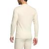 CQR Men’s Long Sleeve Thermal Underwear Tops, Midweight Waffle Shirt, Winter Cold Weather Thermal Shirts(1 Piece of Top Natural Light)