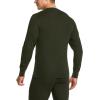 CQR Men’s Long Sleeve Thermal Underwear Tops, Midweight Waffle Shirt, Winter Cold Weather Thermal Shirts(1 Piece of Top Olive)
