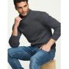 CQR Men’s Long Sleeve Thermal Underwear Tops, Midweight Waffle Shirt, Winter Cold Weather Thermal Shirts(Mock Neck Top Dark Grey)