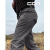 CQR Women’s Flex Stretch Tactical Pants, Outdoor Hiking Pants with Pockets, Water Resistant Ripstop Work Pants(Sub Rosa Charcoal)