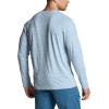 CQR Men’s UPF 50+ Sun Protection Long Sleeve Quick Dry Athletic Shirts, Stretch Running Workout Hiking T-Shirts(Basic Ocean)