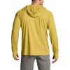 CQR Men’s UPF 50+ Sun Protection Long Sleeve Quick Dry Athletic Shirts, Stretch Running Workout Hiking T-Shirts(Protector Hoodie Desert Yellow)