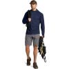 CQR Men’s UPF 50+ Sun Protection Long Sleeve Quick Dry Athletic Shirts, Stretch Running Workout Hiking T-Shirts(Protector Hoodie Operator Navy)
