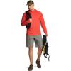CQR Men’s UPF 50+ Sun Protection Long Sleeve Quick Dry Athletic Shirts, Stretch Running Workout Hiking T-Shirts(Protector Hoodie Rescue Orange)