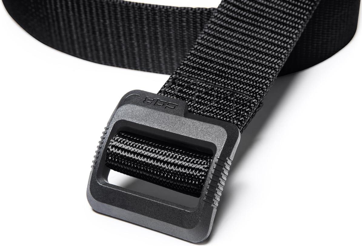 imageCQR Tactical Belt Military Style Heavy Duty Belt Webbing EDC QuickRelease BuckleDura Nylon Black