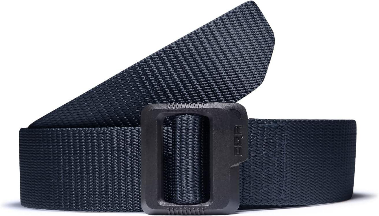imageCQR Tactical Belt Military Style Heavy Duty Belt Webbing EDC QuickRelease BuckleDura Nylon Police Navy