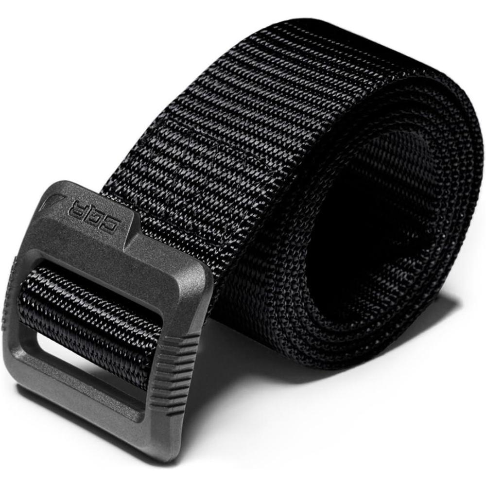 imageCQR Tactical Belt Military Style Heavy Duty Belt Webbing EDC QuickRelease BuckleDura Nylon Black