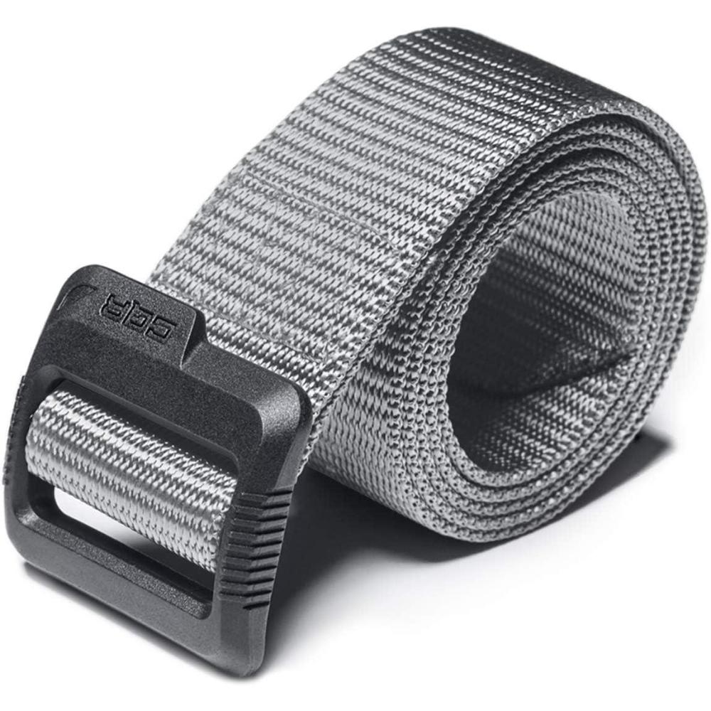 imageCQR Tactical Belt Military Style Heavy Duty Belt Webbing EDC QuickRelease BuckleDura Nylon Grey