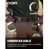 CQR Tactical Belt, Military Style Heavy Duty Belt, Webbing EDC Quick-Release Buckle(Dura Nylon Green)