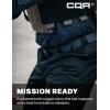 CQR Tactical Belt, Military Style Heavy Duty Belt, Webbing EDC Quick-Release Buckle(Dura Nylon Police Navy)