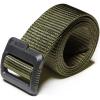 CQR Tactical Belt, Military Style Heavy Duty Belt, Webbing EDC Quick-Release Buckle(Dura Nylon Green)