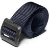 CQR Tactical Belt, Military Style Heavy Duty Belt, Webbing EDC Quick-Release Buckle(Dura Nylon Police Navy)