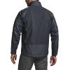 CQR Men’s Water Resistant Tactical Softshell Jacket, Fleece Lined High Neck Full Zip, Wind Rain Hiking Hunting Winter Outdoor(Operator X Dark Grey)
