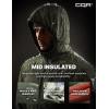 CQR Men’s Lightweight Warm Insulated Jacket, Windproof Water Resistant Winter Active Coat for Hiking Work Outdoor Tactical(Lightweight Olive)