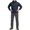 CQR Men’s Lightweight Warm Insulated Jacket, Windproof Water Resistant Winter Active Coat for Hiking Work Outdoor Tactical(Veil Navy)