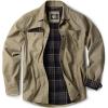 CQR Men’s Flannel Shirt Jacket Long Sleeve, Winter Warm Outdoor Casual Plaid Jacket Coat with Pockets(Suede Stealth Coal Miner)