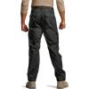 CQR Men’s Tactical Pants, Water Resistant Ripstop Cargo Pants, Lightweight EDC Work Hiking Pants, Outdoor Apparel(Duratex Mag Pocket Black)