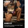 CQR Men’s Tactical Pants, Water Resistant Ripstop Cargo Pants, Lightweight EDC Work Hiking Pants, Outdoor Apparel(Duratex Mag Pocket Copper Brown)