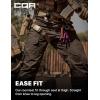 CQR Men’s Tactical Pants, Water Resistant Ripstop Cargo Pants, Lightweight EDC Work Hiking Pants, Outdoor Apparel(Duratex Mag Pocket Dark Brown)