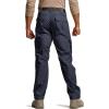 CQR Men’s Tactical Pants, Water Resistant Ripstop Cargo Pants, Lightweight EDC Work Hiking Pants, Outdoor Apparel(Duratex Mag Pocket Police Navy)