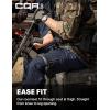 CQR Men’s Tactical Pants, Water Resistant Ripstop Cargo Pants, Lightweight EDC Work Hiking Pants, Outdoor Apparel(Duratex Mag Pocket Police Navy)