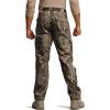 CQR Men’s Tactical Pants, Water Resistant Ripstop Cargo Pants, Lightweight EDC Work Hiking Pants, Outdoor Apparel(Duratex Mag Pocket Print Hunting Camo)