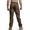CQR Men’s Tactical Pants, Water Resistant Ripstop Cargo Pants, Lightweight EDC Work Hiking Pants, Outdoor Apparel(Duratex Mag Pocket Tundra)