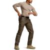 CQR Men’s Tactical Pants, Water Resistant Ripstop Cargo Pants, Lightweight EDC Work Hiking Pants, Outdoor Apparel(Duratex Mag Pocket Tundra)