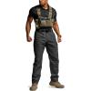 CQR Men’s Tactical Pants, Water Resistant Ripstop Cargo Pants, Lightweight EDC Work Hiking Pants, Outdoor Apparel(Raider Black)