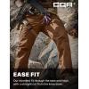 CQR Men’s Tactical Pants, Water Resistant Ripstop Cargo Pants, Lightweight EDC Work Hiking Pants, Outdoor Apparel(Raider Copper Brown)