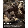 CQR Men’s Tactical Pants, Water Resistant Ripstop Cargo Pants, Lightweight EDC Work Hiking Pants, Outdoor Apparel(Raider Dark Brown)