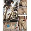 CQR Men’s Tactical Pants, Water Resistant Ripstop Cargo Pants, Lightweight EDC Work Hiking Pants, Outdoor Apparel(Raider Khaki)