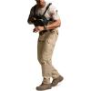 CQR Men’s Tactical Pants, Water Resistant Ripstop Cargo Pants, Lightweight EDC Work Hiking Pants, Outdoor Apparel(Raider Khaki)