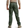 CQR Men’s Tactical Pants, Water Resistant Ripstop Cargo Pants, Lightweight EDC Work Hiking Pants, Outdoor Apparel(Raider Mag Green Kelp)