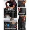 CQR Men’s Tactical Pants, Water Resistant Ripstop Cargo Pants, Lightweight EDC Work Hiking Pants, Outdoor Apparel(Raider Mag Pocket Black)