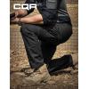 CQR Men’s Tactical Pants, Water Resistant Ripstop Cargo Pants, Lightweight EDC Work Hiking Pants, Outdoor Apparel(Raider Mag Pocket Black)