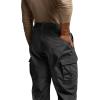 CQR Men’s Tactical Pants, Water Resistant Ripstop Cargo Pants, Lightweight EDC Work Hiking Pants, Outdoor Apparel(Raider Mag Pocket Black)