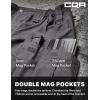 CQR Men’s Tactical Pants, Water Resistant Ripstop Cargo Pants, Lightweight EDC Work Hiking Pants, Outdoor Apparel(Raider Mag Pocket Charcoal)