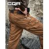 CQR Men’s Tactical Pants, Water Resistant Ripstop Cargo Pants, Lightweight EDC Work Hiking Pants, Outdoor Apparel(Raider Mag Pocket Copper Brown)