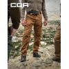 CQR Men’s Tactical Pants, Water Resistant Ripstop Cargo Pants, Lightweight EDC Work Hiking Pants, Outdoor Apparel(Raider Mag Pocket Copper Brown)