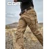 CQR Men’s Tactical Pants, Water Resistant Ripstop Cargo Pants, Lightweight EDC Work Hiking Pants, Outdoor Apparel(Raider Mag Pocket Cougar)